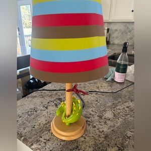 Dinosaur lamp. 18 inches tall.